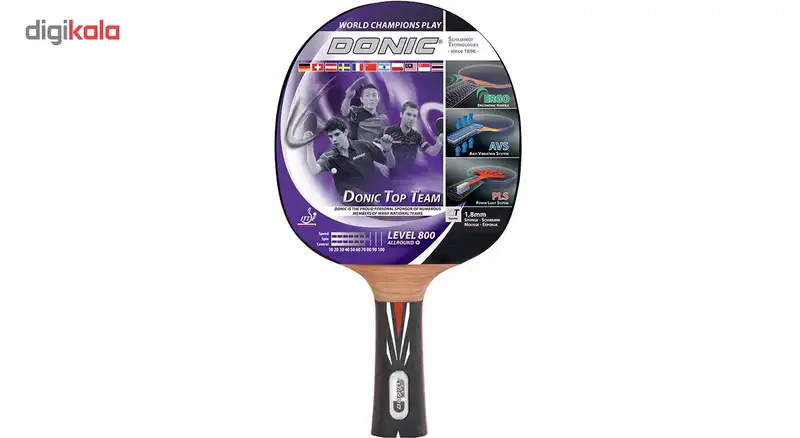 راکت پینگ پنگ دونیک شیلدکروت مدل Top Team Level 800