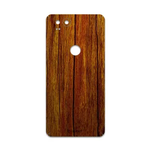MAHOOT Orange-Wood Cover Sticker for google Pixel 2