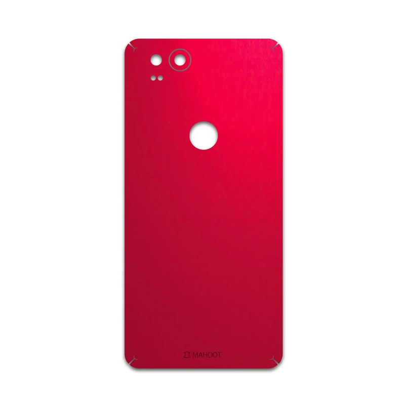 برچسب پوششی ماهوت مدل Matte-Warm-Red مناسب برای گوشی موبایل گوگل Pixel 2