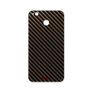 MAHOOT Glossy-Brown-Fiber Cover Sticker for Xiaomi Redmi 4X