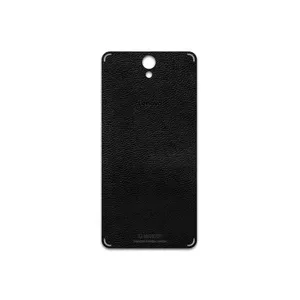MAHOOT Black-Leather Cover Sticker for Lenovo Vibe S1