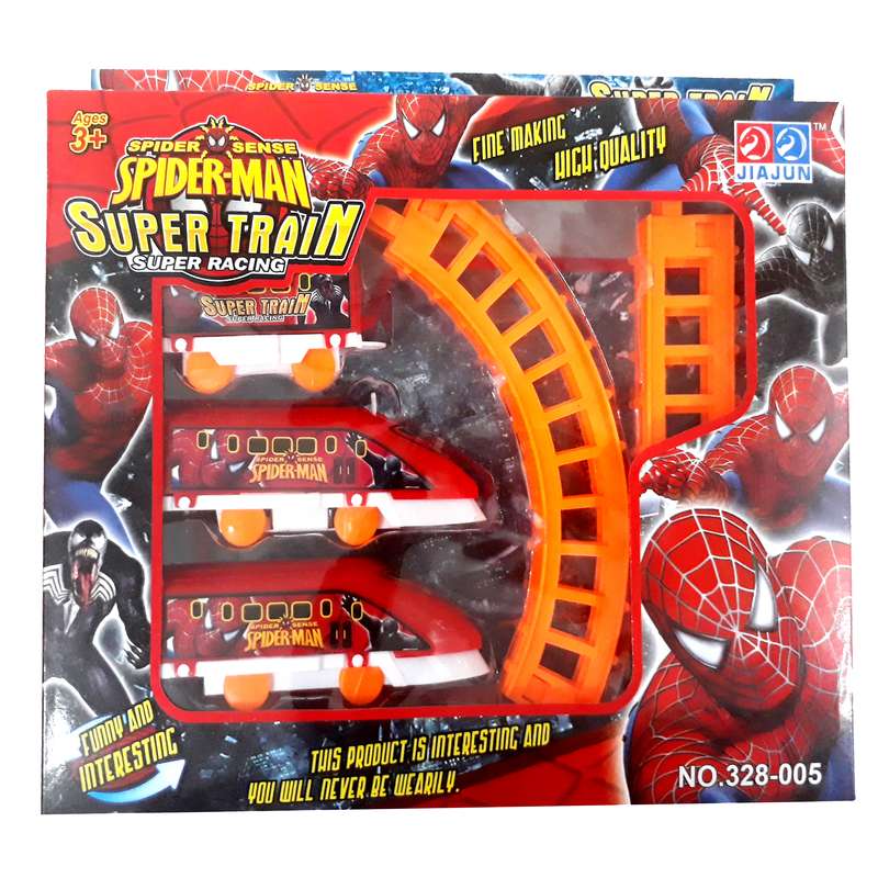 قطار اسباب بازی مدل اسپایدر من کد 01