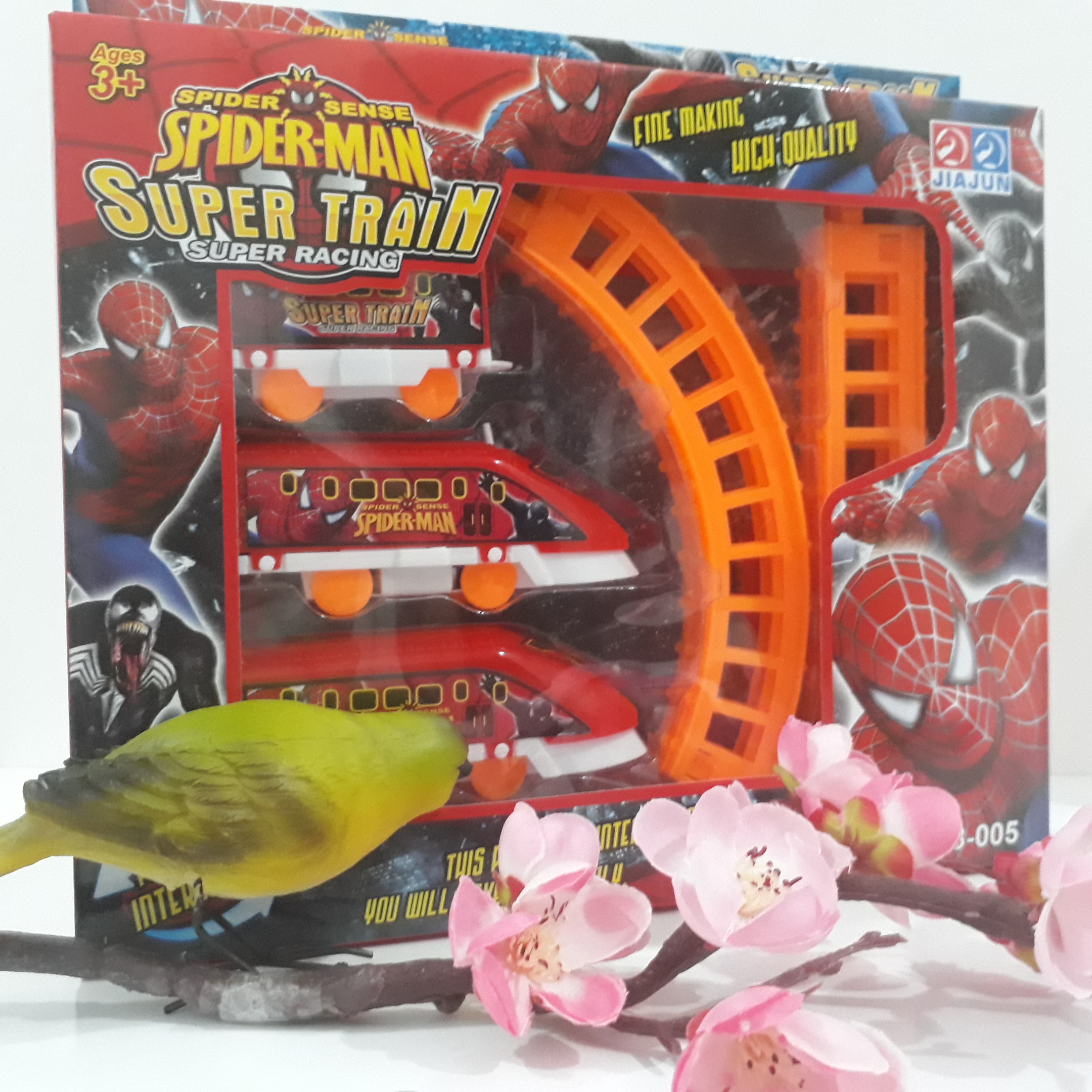 قطار اسباب بازی مدل اسپایدر من کد 01