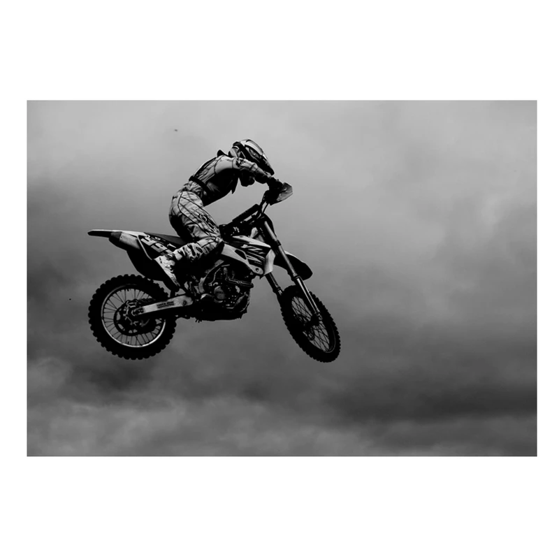 تابلو شاسی آر جی بی طرح موتور سوار کد 54875