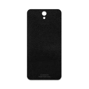 MAHOOT Black-Leather Cover Sticker for Lenovo Vibe S1 Lite