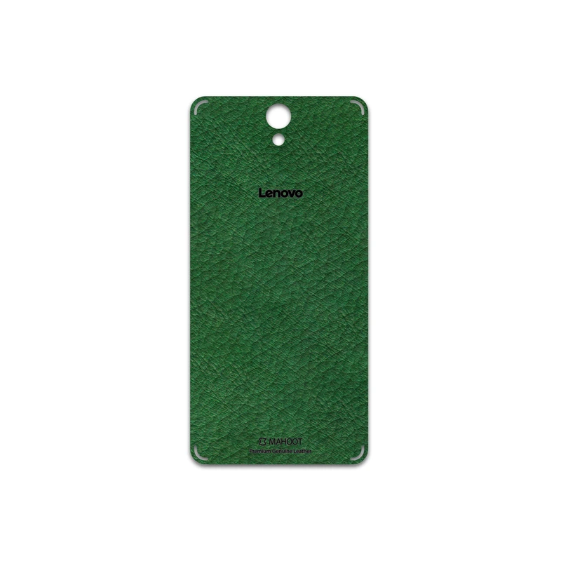 برچسب پوششی ماهوت مدل Green-Leather مناسب برای گوشی موبایل لنوو Vibe S1