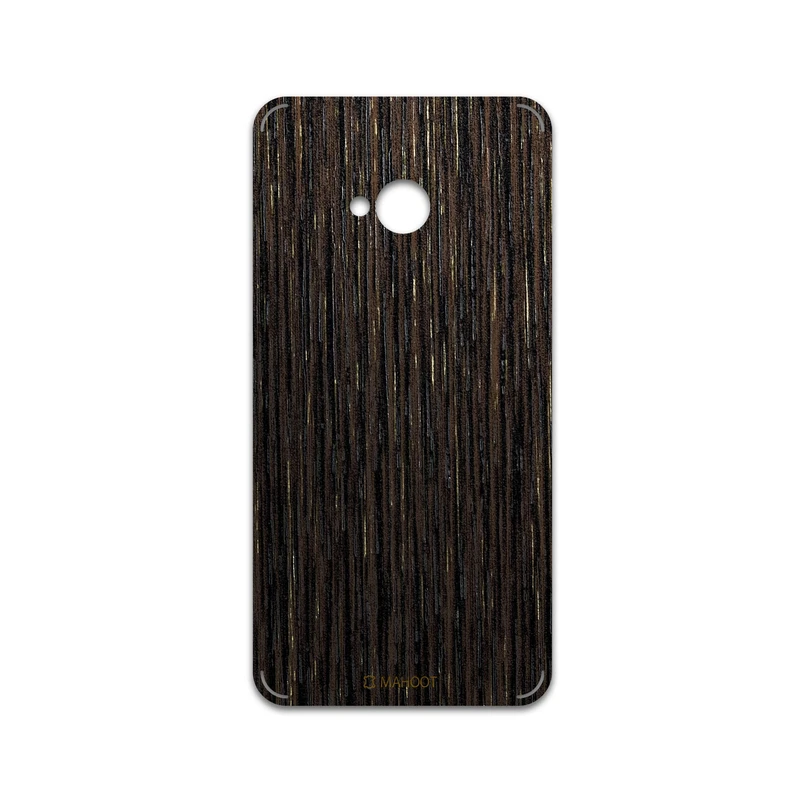 برچسب پوششی ماهوت مدل Dark-Gold-Stripes-Wood مناسب برای گوشی موبایل اچ تی سی One