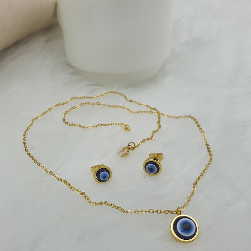 نیم ست زنانه طرح چشم نظر کد NS1196 نیم ست زنانه طرح چشم نظر کد NS1196