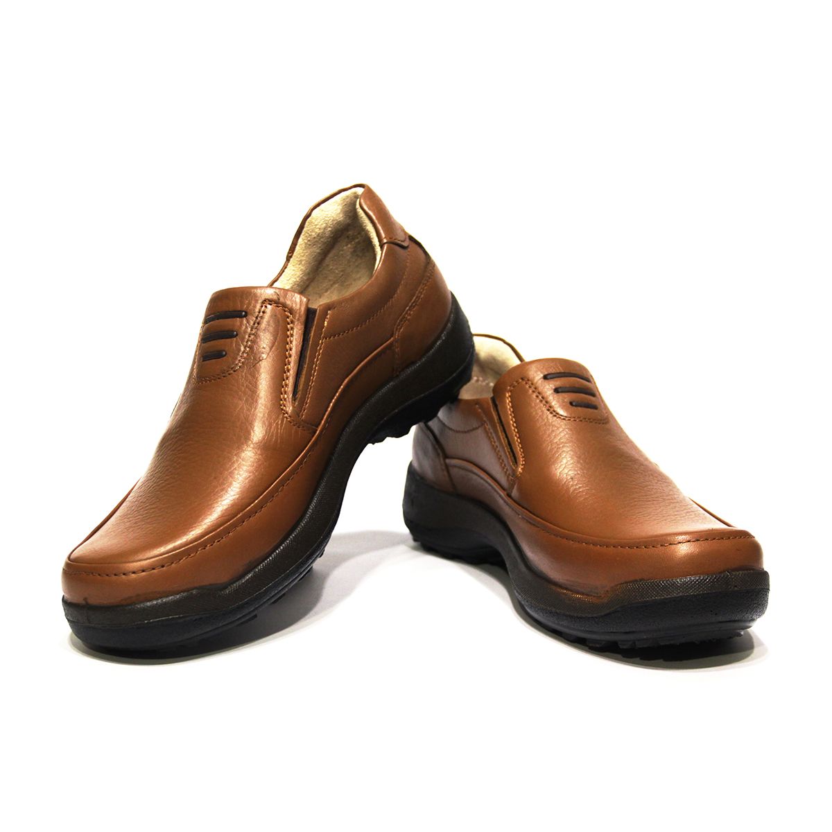 کفش روزمره مردانه فرزین کد MKW 0001 رنگ گردویی -  - 3