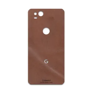 MAHOOT Matte-Natural-Leather Cover Sticker for google Pixel 2