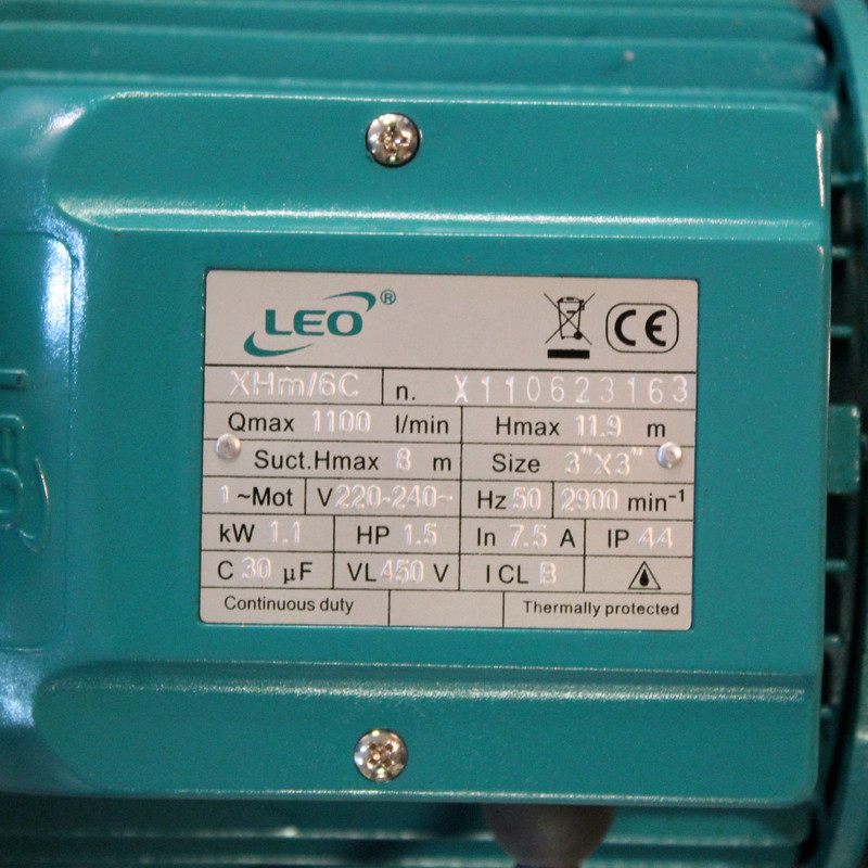 پمپ آب لئو مدل XHm/6C