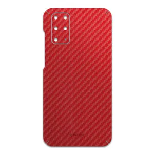 MAHOOT Red-Fiber Cover Sticker for Samsung Galaxy S20 Plus