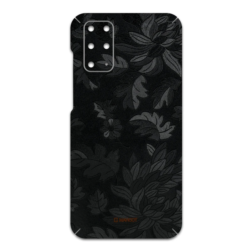 برچسب پوششی ماهوت مدل Black-Wildflower مناسب برای گوشی موبایل سامسونگ Galaxy S20 Plus