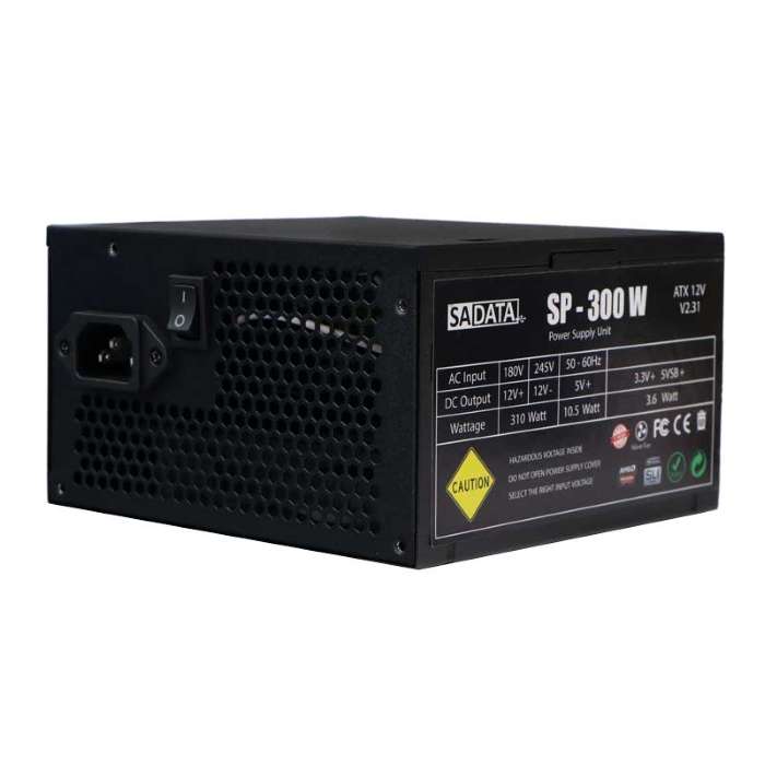 منبع تغذیه کامپیوتر سادیتا مدل SP-300 منبع تغذیه کامپیوتر سادیتا مدل SP-300