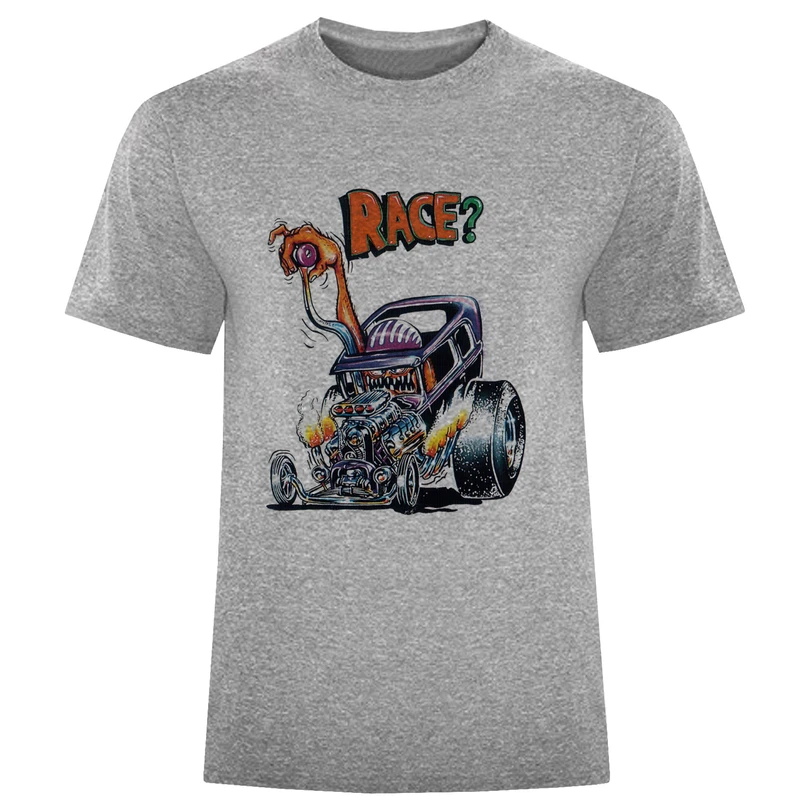 تیشرت آستین کوتاه مردانه طرح Race کد F319