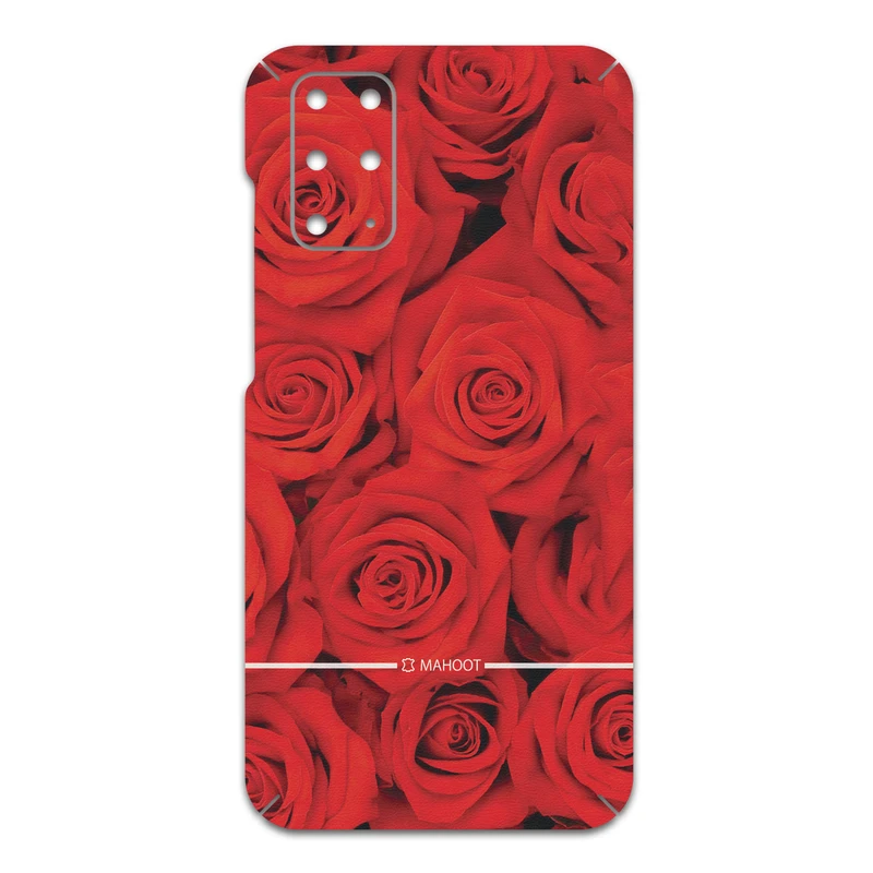 برچسب پوششی ماهوت مدل Red-Flower مناسب برای گوشی موبایل سامسونگ Galaxy S20 Plus