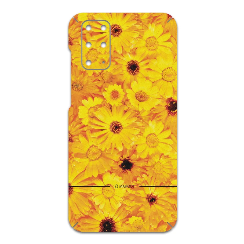 برچسب پوششی ماهوت مدل Yellow-Flower مناسب برای گوشی موبایل سامسونگ Galaxy S20 Plus