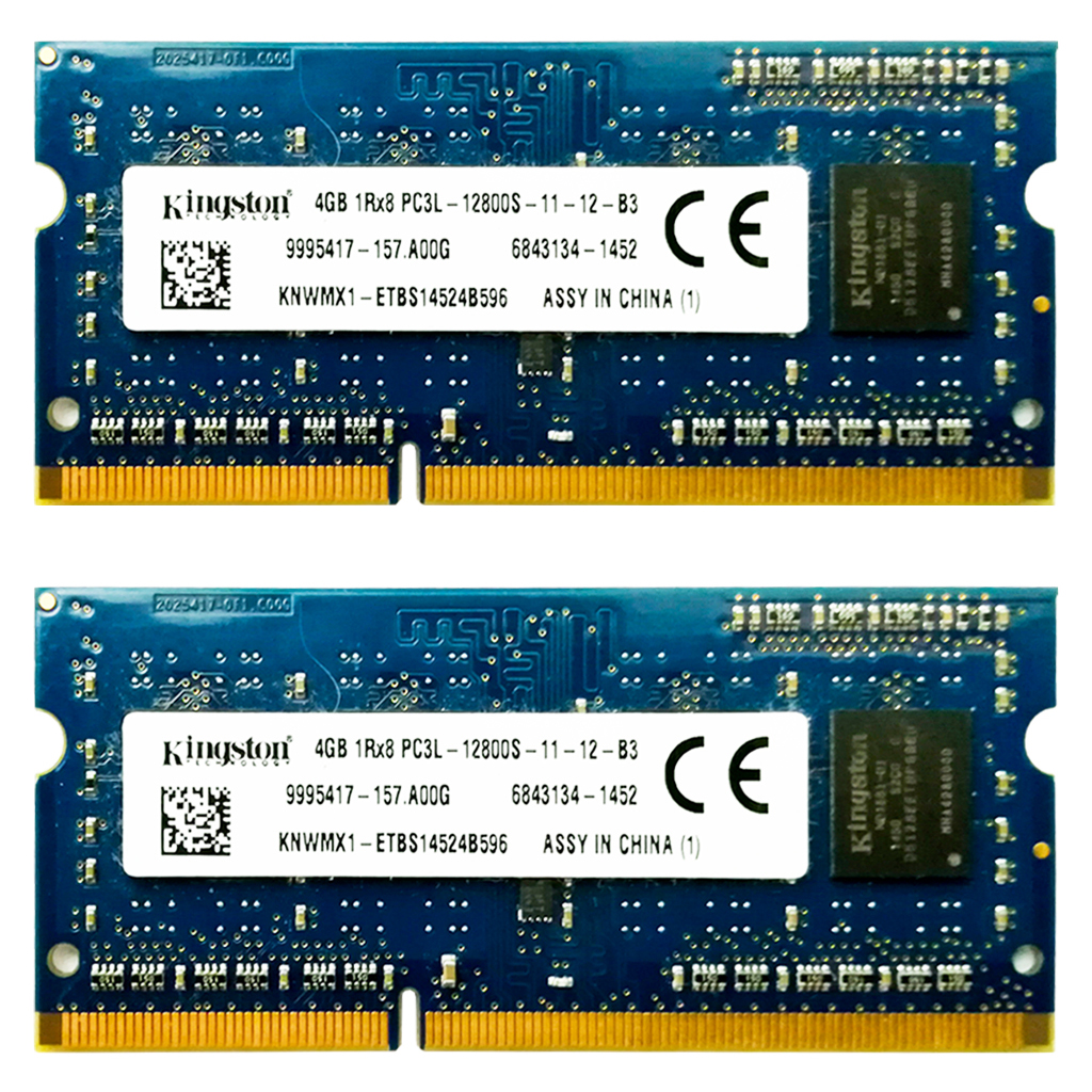 رم لپ تاپ DDR3 دو کاناله 1066 مگاهرتز CL11 کینگستون مدل 12800S ظرفیت 8 گیگابایت