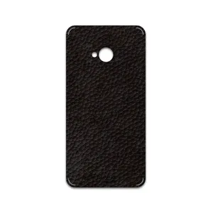 MAHOOT Dark-Brown-Leather Cover Sticker for HTC One