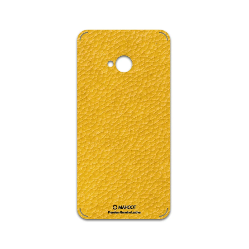 برچسب پوششی ماهوت مدل Mustard-Leather مناسب برای گوشی موبایل اچ تی سی One
