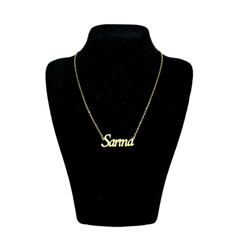 گردنبند زنانه طرح سارینا کد G146