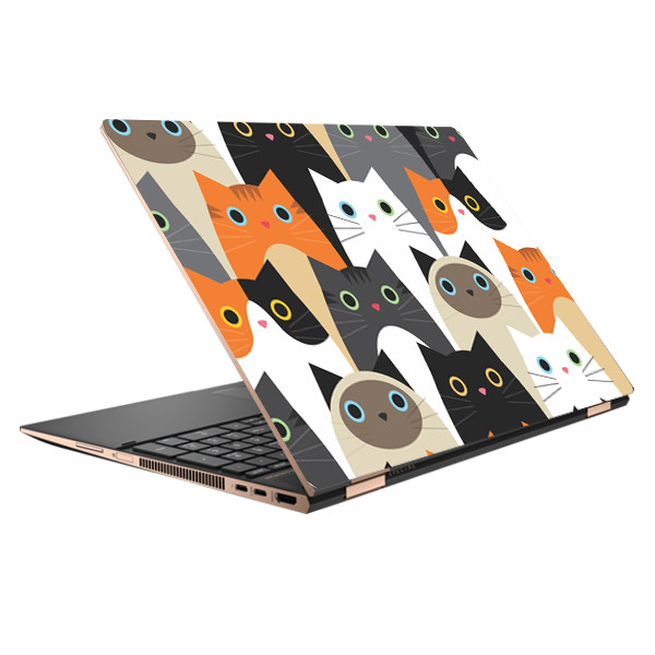 استیکر لپ تاپ طرح Cat کد 12 مناسب برای لپ تاپ 15.6 اینچ