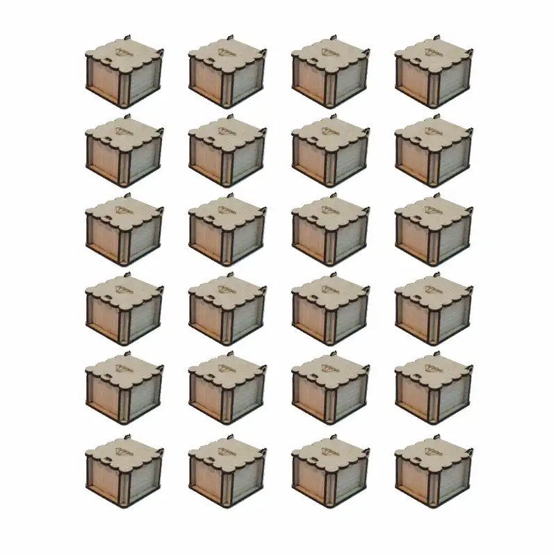 جعبه انگشتر مدل F22 بسته 24 عددی