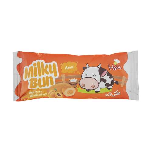 کیک کرمدار میلکی بان با طعم زردآلو - 50 گرم