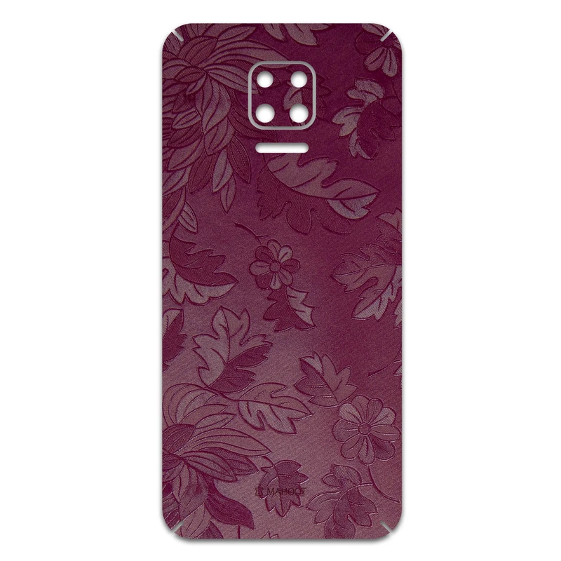برچسب پوششی ماهوت مدل Red-Wildflower مناسب برای گوشی موبایل شیائومی Redmi Note 9S