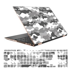 نقد و بررسی استیکر لپ تاپ طرح Military کد 02 مناسب برای لپ تاپ 15.6 اینچ به همراه بر چسب حروف فارسی کیبورد توسط خریداران