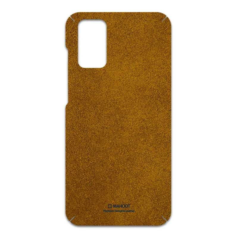 برچسب پوششی ماهوت مدل Brown-Chamois-Leather مناسب برای گوشی موبایل سامسونگ Galaxy S20 Plus