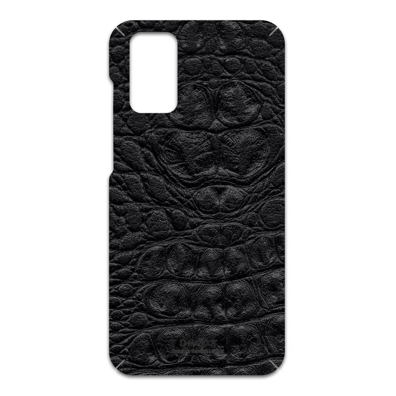 برچسب پوششی ماهوت مدل Black-Crocodile-Leather مناسب برای گوشی موبایل سامسونگ Galaxy S20 Plus