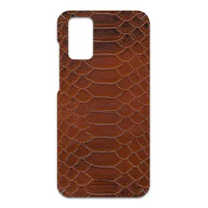 MAHOOT Brown-Snake-Leather Cover Sticker for Samsung Galaxy S20 Plus