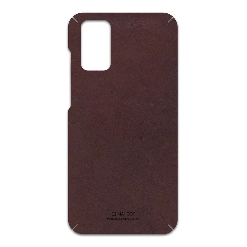 برچسب پوششی ماهوت مدل Matte-Dark-Brown-Leather مناسب برای گوشی موبایل سامسونگ Galaxy S20 Plus