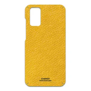MAHOOT Mustard-Leather Cover Sticker for Samsung Galaxy S20 Plus