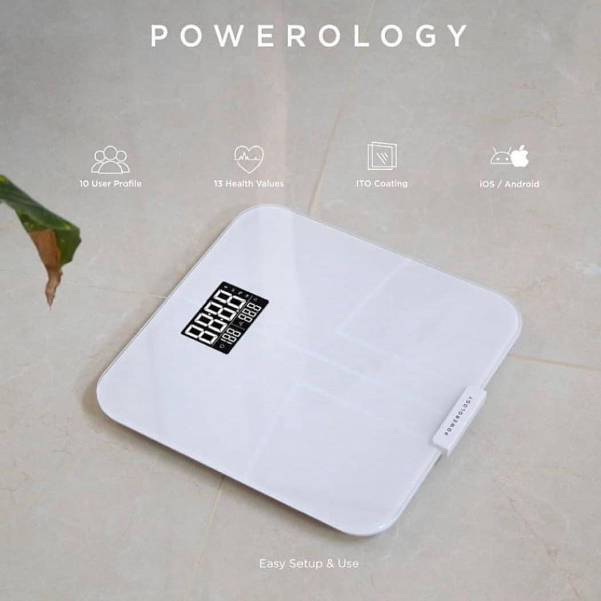 ترازو دیجیتال پاورولوجی مدل Body scale pro
