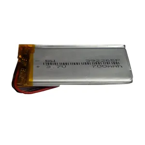 باتری لیتیوم-یون کد 392265p ظرفیت 700 میلی آمپر ساعت 