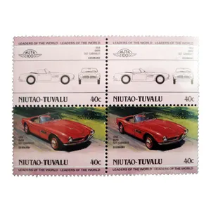 تمبر یادگاری طرح اتوموبیل مدل BMW کد TAM-11 مجموعه 4 عددی
