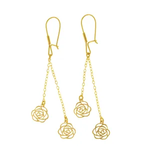 گوشواره طلا ۱۸ عیار زنانه مدل 67029
