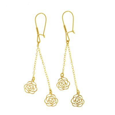 گوشواره طلا ۱۸ عیار زنانه مدل 67029
