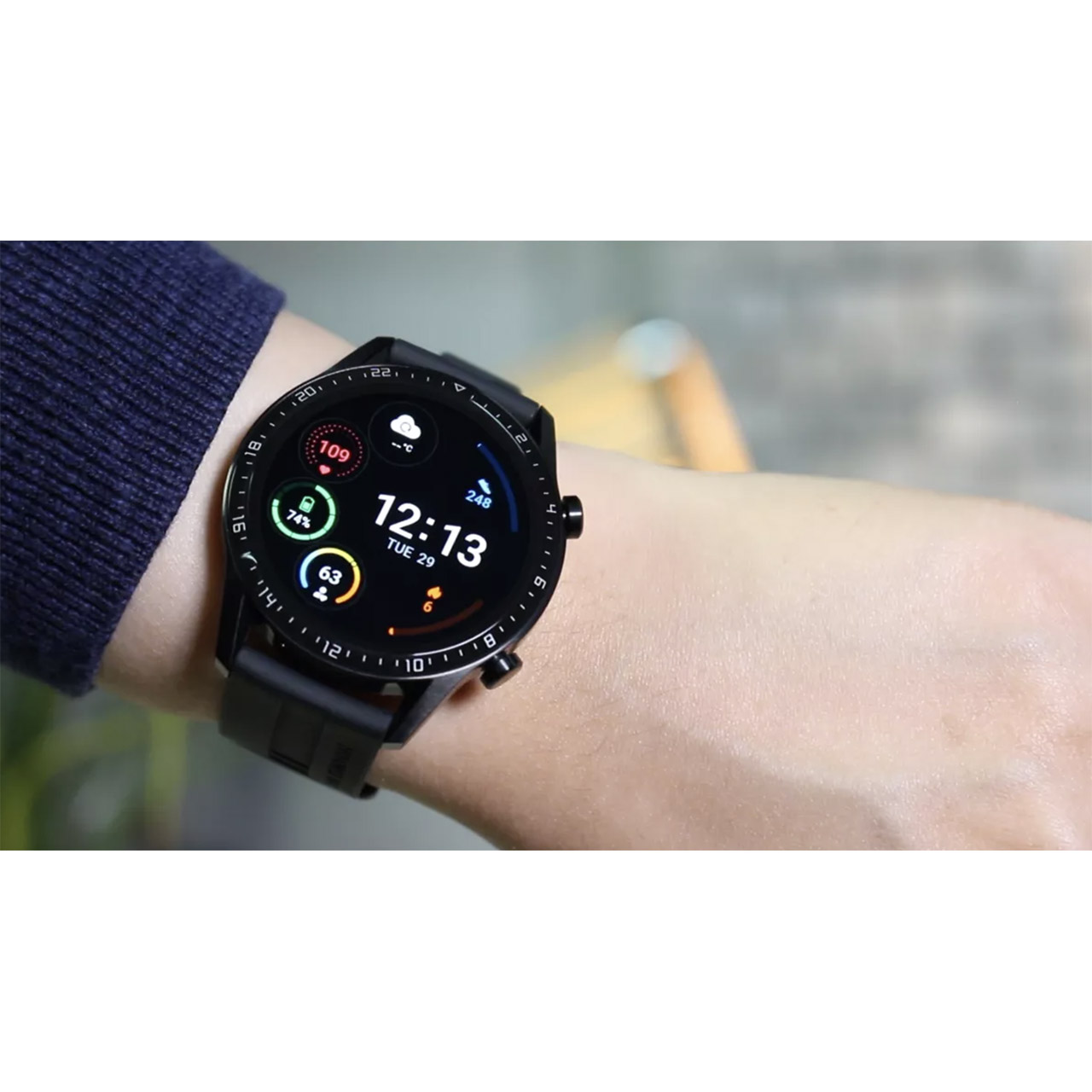 ساعت هوشمند هوآوی مدل WATCH GT 2 LTN-B19 46 mm بند لاستیکی -  - 41