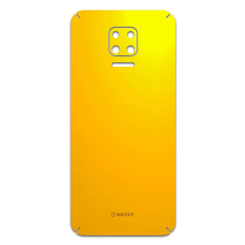 برچسب پوششی ماهوت مدل Matte-Deep-Mustard مناسب برای گوشی موبایل شیائومی Redmi Note 9S