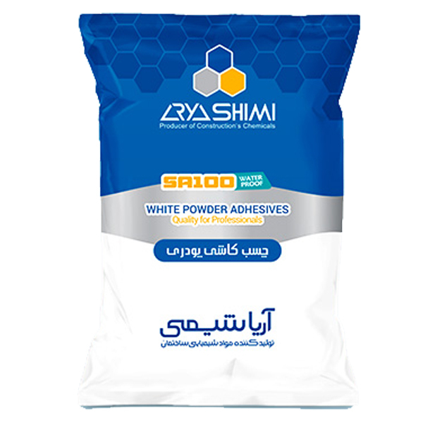 چسب کاشی پودری آریا شیمی مدل SA100 وزن 20 کیلوگرم