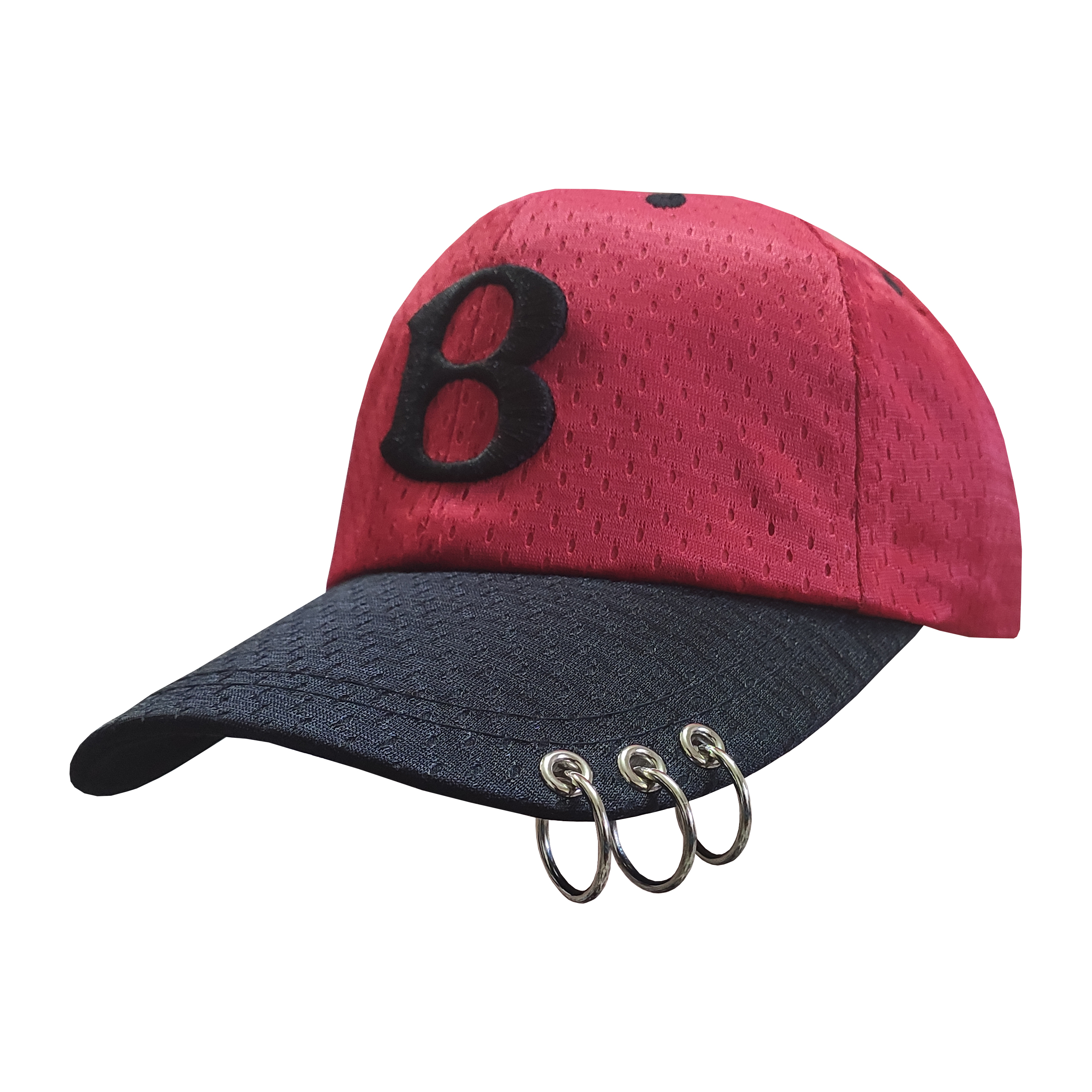 کلاه کپ طرح B کد 30458 رنگ قرمز