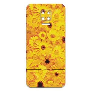 MAHOOT Yellow-Flower Cover Sticker for Xiaomi Redmi Note 9S