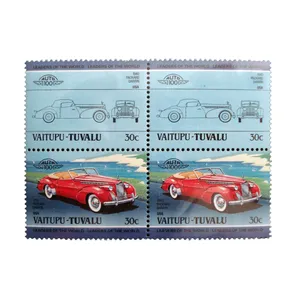 تمبر یادگاری طرح اتوموبیل مدل PACKARD کد TAM-22 مجموعه 4 عددی