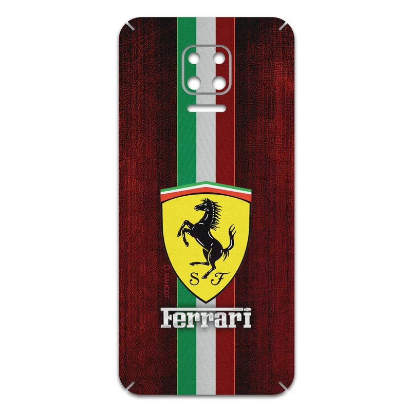 برچسب پوششی ماهوت مدل Ferrari مناسب برای گوشی موبایل شیائومی Redmi Note 9S