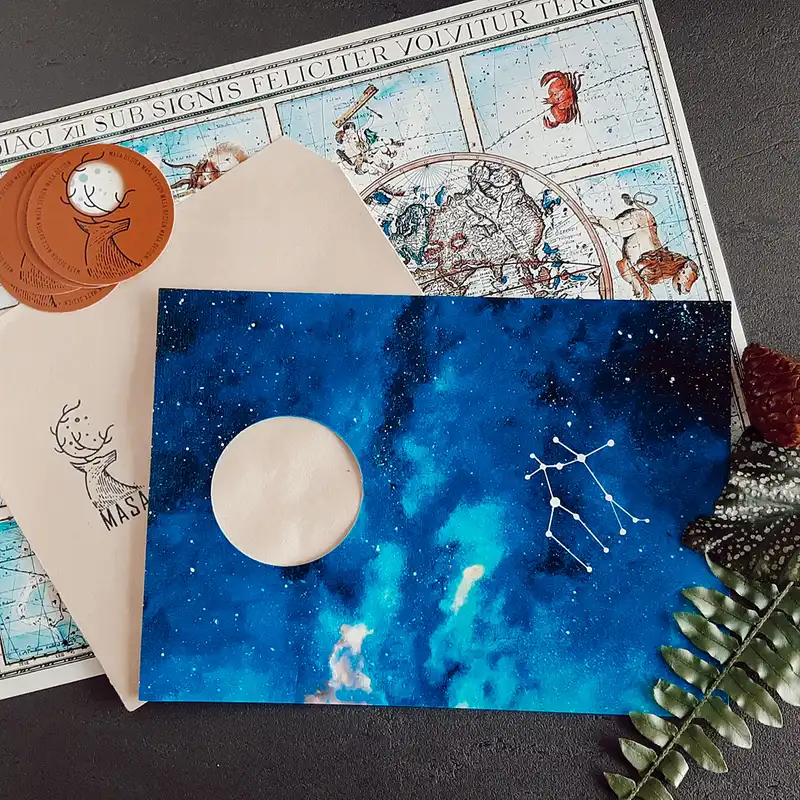 کارت پستال ماسا دیزاین طرح ماه تولد خرداد کد Z03