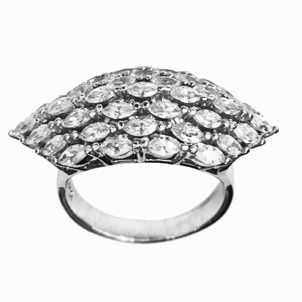 انگشتر نقره زنانه کد TBT106