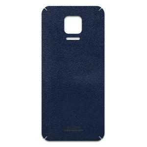MAHOOT Deep-Blue-Leather Cover Sticker for Xiaomi Redmi Note 9S